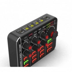 Microphone mixer - podcaster - digital - 12 sound audio effectMicrophones