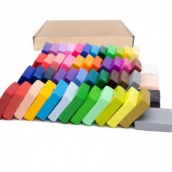 Miękka glina - plastelina - zabawka kreatywna / edukacyjna - 50 kolorówEdukacja