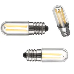 Mini żarówka LED - ściemnialna - COB - E12 / E14 - 1W / 2W / 4W - do lodówki - 2 sztukiE14