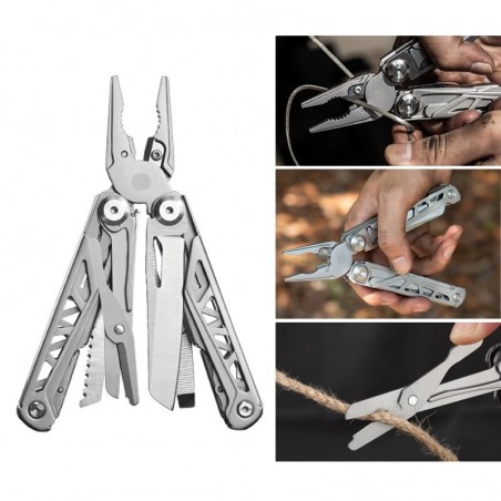 Camping multi tool - pliers / cable wire cutter / folding knife - HRC78KKnives & Multitools