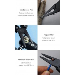 NexTool Black Knight - narzędzie wielofunkcyjne 11 w 1 - składane szczypce / nożyczki / otwieracz / śrubokrętyNoże & Narzędzi...