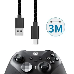 Kabel do szybkiego ładowania - transmisja danych - USB typu C - do Xbox One Elite 2 / NS Switch Pro - 3MKable