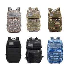 Tactical / military backpack - camouflage - waterproof - large capacity - 50LBackpacks