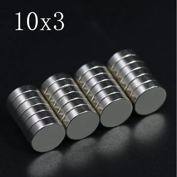N35 - neodymium magnet - super strong round disc - 10mm x 3mmN35