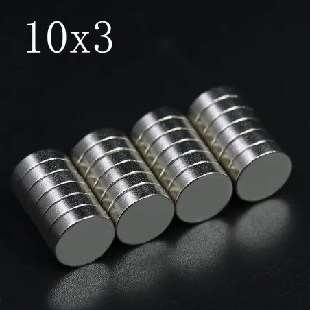 N35 - neodymium magnet - super strong round disc - 10mm x 3mmN35