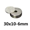 N35 - magnes neodymowy - mocny okrągły stożkowy - z otworem 6mm - 30mm * 10mmN35