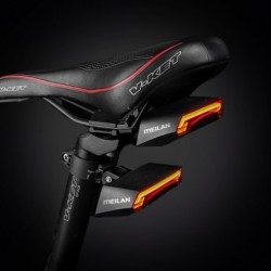 Bike brake light - turning light - flash tail rear lamp - laser line - with remote control - wireless - waterproofLights