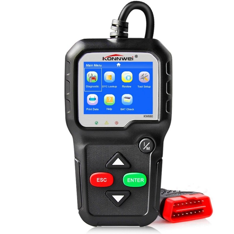 KW680S - car diagnosis - read fault code - scanner - EOBD / OBD2Diagnosis