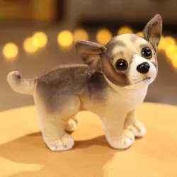 Pluszak w kształcie psa - Mops / Bulldog / Husky / Chihuahua / szczeniak - 18cmZabawki Pluszowe