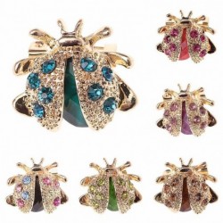 Crystal ladybird - elegant broochBrooches