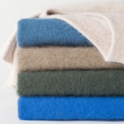 Męski miękki sweter - norka kaszmirBluzy & Swetry