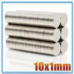 N35 - round neodymium magnet - 10 * 1mm - 10 * 10mm - 20 piecesN35