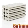 N35 - neodymium magnet - mini round disc - 6 * 1mm - 6 * 20mm - 100 piecesN35