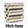 N35 - neodymium magnet - round countersunk disc - 20 * 5mm - with 5mm holeN35