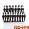 N35 - magnes neodymowy - okrągła tarcza z łbem stożkowym - 50 * 5mm - z otworem 6mmN35