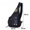 Mini torebka na klatkę piersiową / ramię - plecak - wodoodporny nylon - unisexTorebki