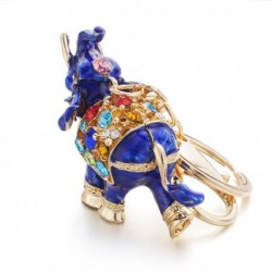 Colorful crystal elephant - keychainKeyrings