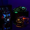 Profesjonalna optyczna mysz gamingowa - 6 przycisków - przewodowa - 3200DPI - LED - cichaMyszki