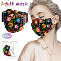 Face / mouth protection mask - disposable - for adults - flowers printMouth masks