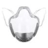 Transparent protective face mask - plastic shield - with filterMouth masks