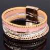 Multilayer bracelet - with crystals / magnetic buckleBracelets