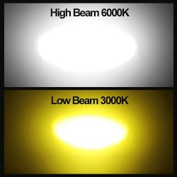 CSP - 10000Lm - żarówka motocyklowa LED - reflektor - Hi-Lo - H4 / BA20DH4