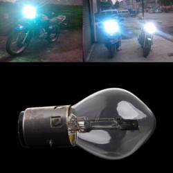 Żarówka motocyklowa LED - biała - 12V - 35W - 10A - B35 / BA20DLED