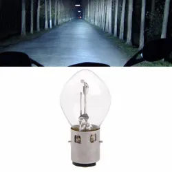 Żarówka motocyklowa LED - biała - 12V - 35W - 10A - B35 / BA20DLED