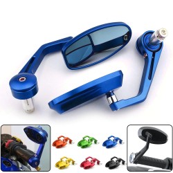 Motorcycle mirrors - for handlebar ends - CNC aluminum - universal - 7/8" - 22mm threadMirrors