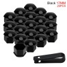 Car rim cover - protective nuts - with clip - 17mm - 20 piecesWheel parts