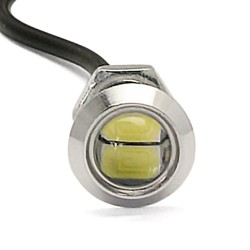 Lampa samochodowa / motocyklowa - orle oko - LED - DRL - 12V / 24V - 18mm / 23mmŚwiatła