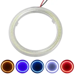 Reflektor samochodowy / motocyklowy - COB - LED - DRL - angel eye - Halo Ring lampa - 12VŚwiatła