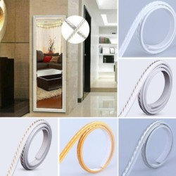 Elastyczna lina wstążkowa - rama drzwi / lustra - samoprzylepna ozdobna listwaŁazienka & toaleta