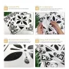 Modern self adhesive tiles - floor stickers - 30 * 30cm - 4 piecesWall stickers