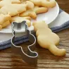 Foremka do ciastek - aluminiowy wykrawacz - w kształcie kota / lisa / sercaPieczenie