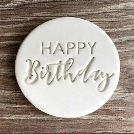 Foremka do wykrawania ciastek - napis Happy BirthdayPieczenie