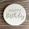 Cookie cutter mold - Happy Birthday letteringBakeware