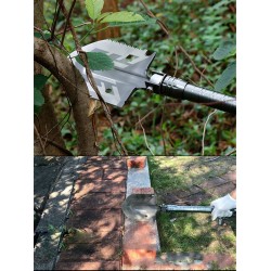 Łopata wielofunkcyjna - narzędzie ogrodowe / wojskowe / kempingowe - składanaNarzędzia