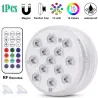 Oświetlenie zanurzalne / podwodne - do akwarium / wanny - 13LED - 16 RGB - IP68 - z pilotem RFŚwiatła