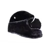 Ciepła zimowa skórzana czapka - z osłoną na szyję / twarz / nausznikami - rosyjska / sowiecka odznakaCzapki