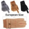Zimowe zamszowe rękawiczki - funkcja ekranu dotykowego - wiatroszczelne - antypoślizgowe - unisexRękawiczki