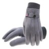 Zimowe zamszowe rękawiczki - funkcja ekranu dotykowego - wiatroszczelne - antypoślizgowe - unisexRękawiczki