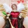 Uśmiechnięty anioł - stojąca lalka - ozdoba świątecznaŚwięta Bożego Narodzenia