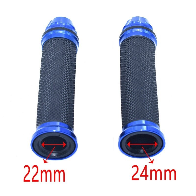 Uchwyty kierownicy motocyklowej - gumowe nakładki - 22mm / 24mmRękojeści & Końcówki