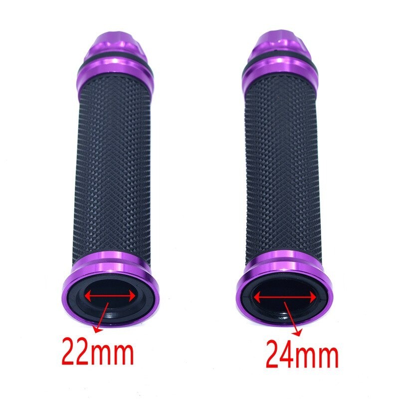 Uchwyty kierownicy motocyklowej - gumowe nakładki - 22mm / 24mmRękojeści & Końcówki