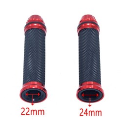 Motorcycle handlebar grips - rubber covers - 22mm / 24mmHand Grips & End
