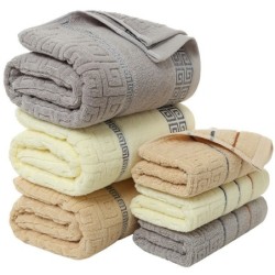 Luksusowy duży ręcznik kąpielowy / do twarzy / do rąk - bawełna - 70 * 140cm - komplet 3 sztukiWłókienniczy