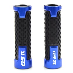 Motorcycle handlebar grips - aluminum / rubber - 22mm - for Suzuki / universalHand Grips & End