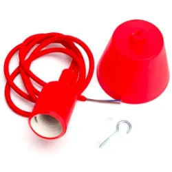 E27 - ceiling lamp holder - socket - silicone rope - 90cmLighting fittings