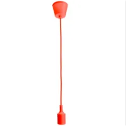 E27 - ceiling lamp holder - socket - silicone rope - 90cmLighting fittings